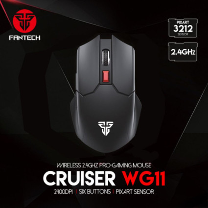 Miš Wireless Fantech WG11 Cruiser space edition beli  - 1