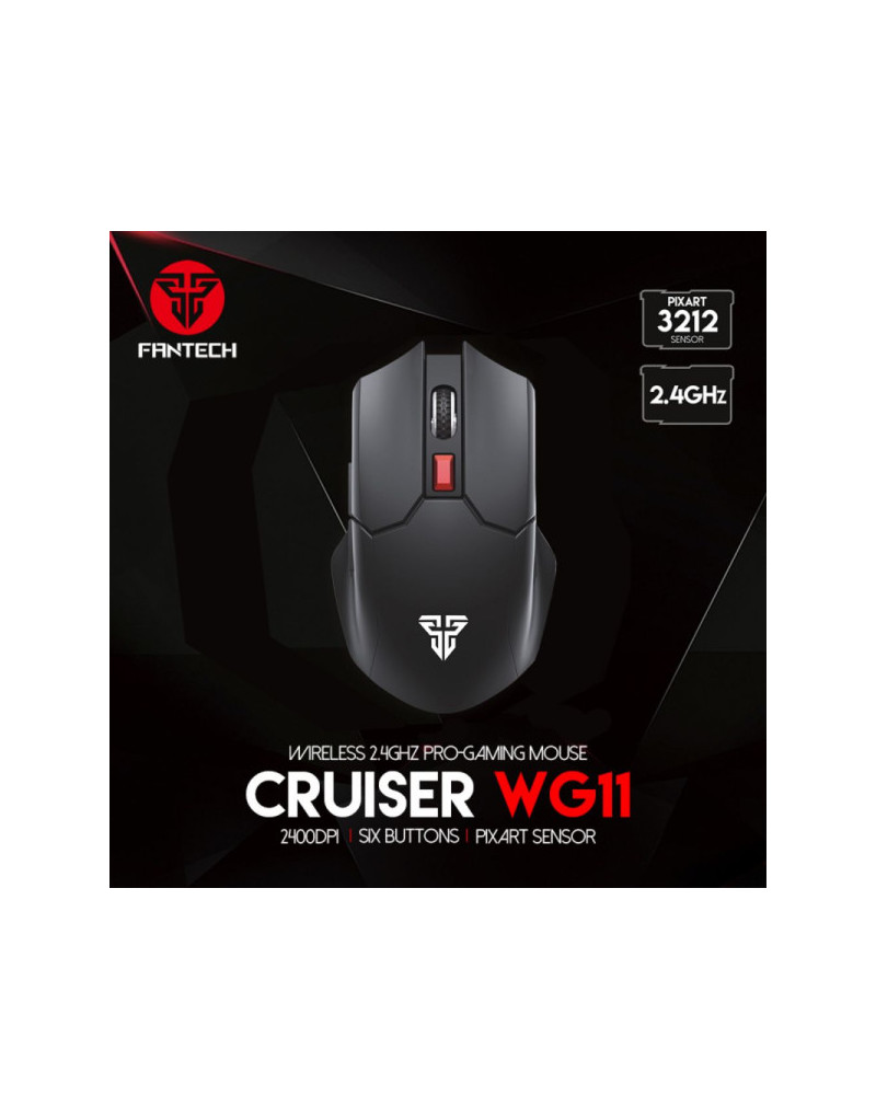 Miš Wireless Fantech WG11 Cruiser space edition beli - 1 Miš Wireless Fantech WG11 Cruiser space edition beli - 1