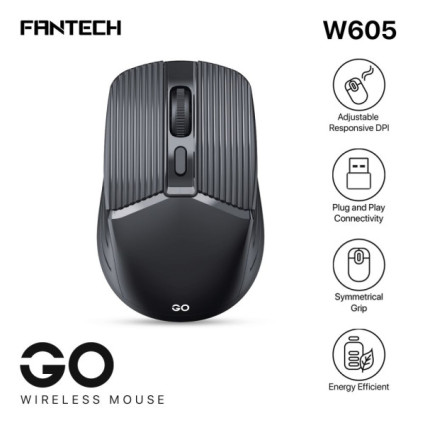 Miš Wireless Fantech W605 GO crni  - 1