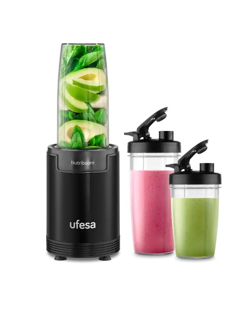 Blender Ufesa Nutriboom/crni/3 posude/snaga 900W  - 1