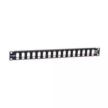 Patch panel modularni 19/1U sa 24 slota za UTP module UKP-24-1U  bez modula  - 1