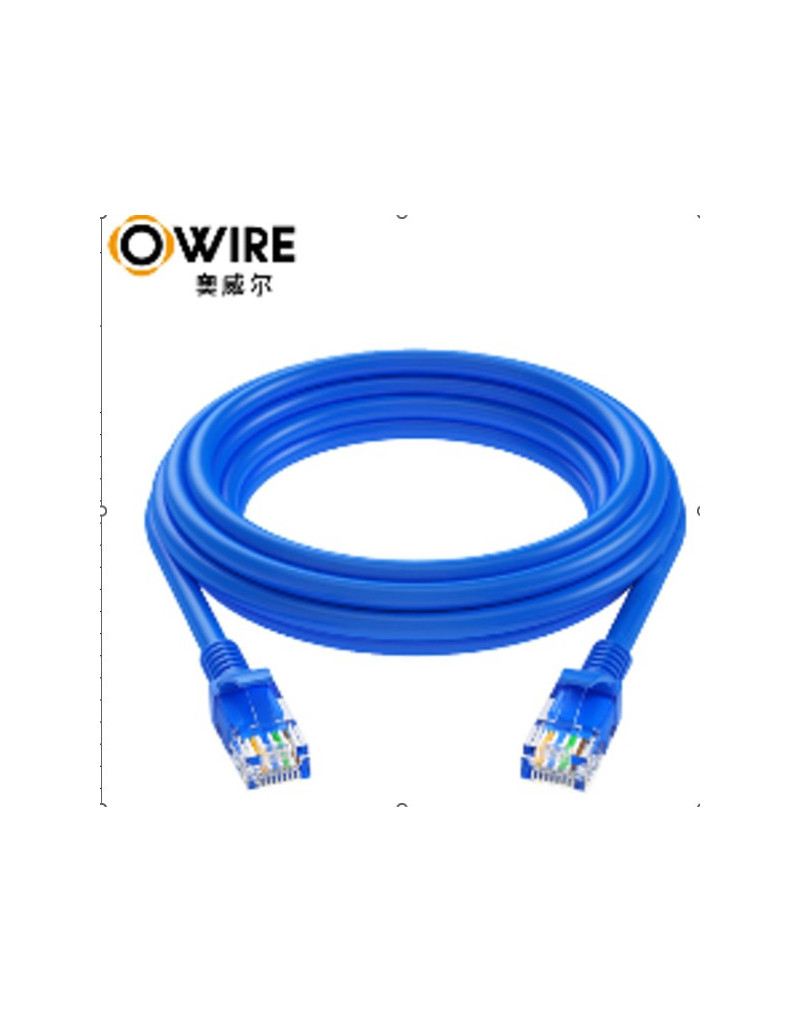 LAN UTP kabl OWIRE Cat6 /plavi/3m  - 1