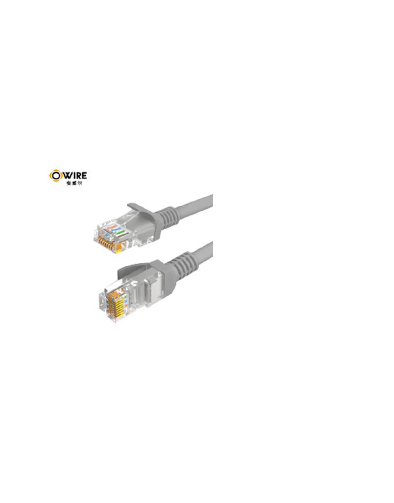 LAN UTP kabl OWIRE Cat5e /sivi/5m  - 1