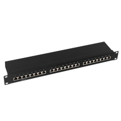 Patch panel OWIRE 19"/1U Cat6A/FTP/24 port  - 1