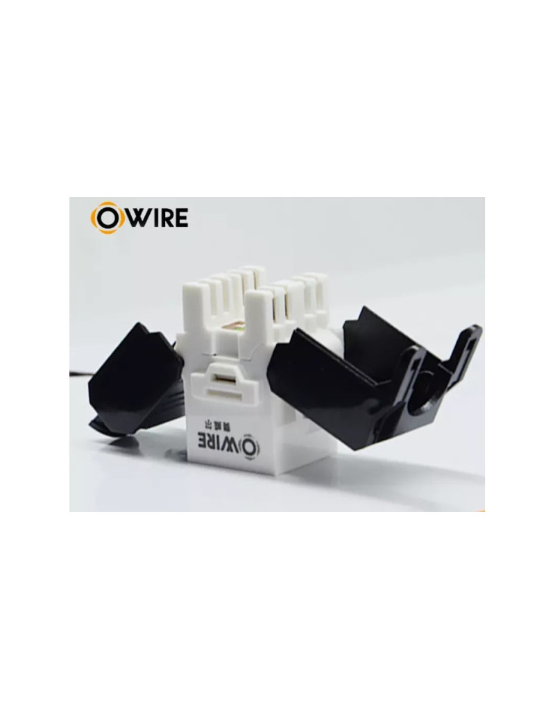 Modul RJ45 OWIRE Cat6 neoklopljeni/spaja se bez alata  - 1