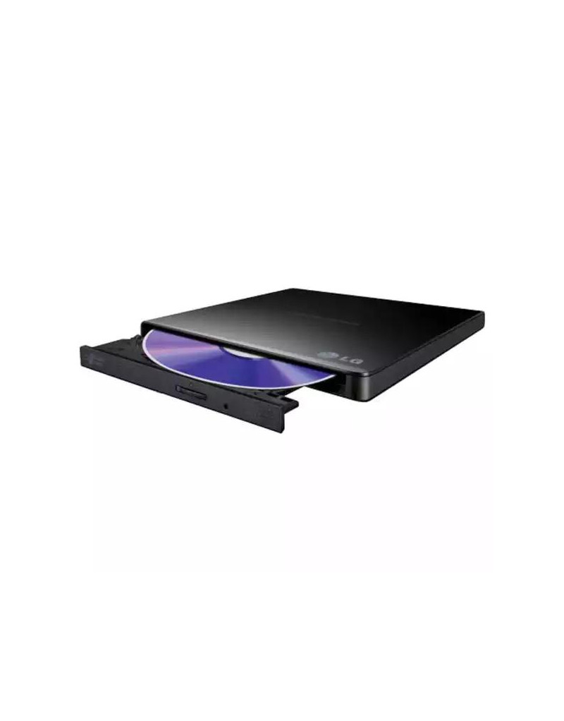 USB DVD+-R/RW Hitachi/LG GP57EB40 Slim Black  - 1