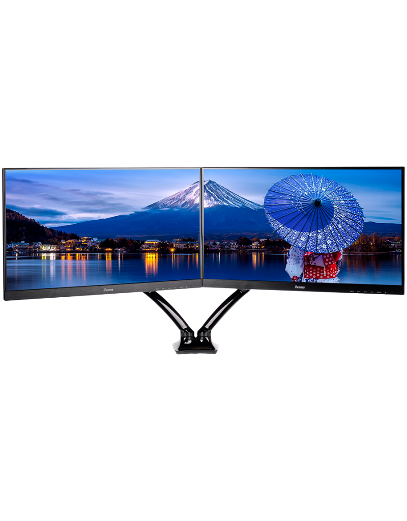 Iiyama DS3002C-B1 - Mounting kitfor 2 monitors adjustable arm black screen... - 1 Iiyama DS3002C-B1 - Mounting kitfor 2 monitors adjustable arm black screen... - 1