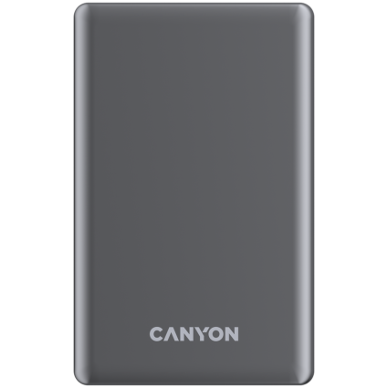 CANYON power bank OnPower 505 slim Magsafe 5000 mAh PD20W Dark Grey  - 1