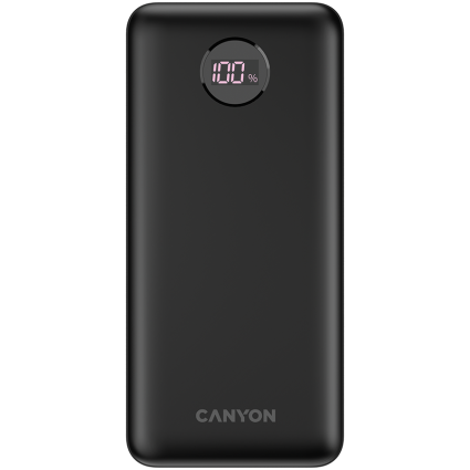  CANYON  PB-2002 Power bank 20000mAh Li-poly battery, Input Type-C 5V3A,9V2A,18W ...  - 1