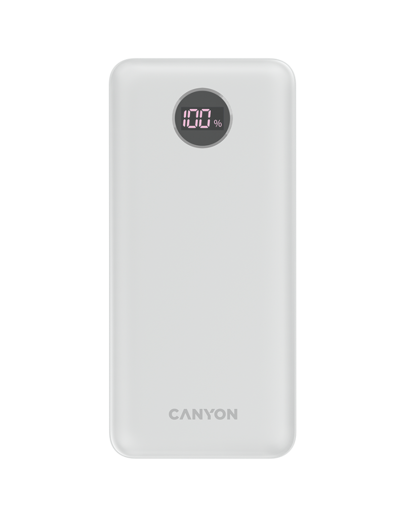  CANYON  PB-2002 Power bank 20000mAh Li-poly battery, Input Type-C 5V3A,9V2A,18W ...  - 1