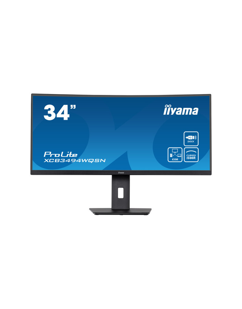 Monitor 34" Iiyama XCB3494WQSN-B5 VA 3440x1440/120Hz/0.4ms/HDMI/DP/USB/zvučnici  - 1