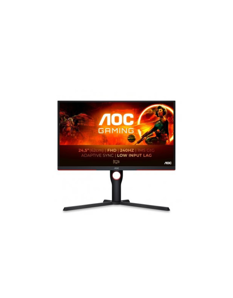 Monitor 24.5" AOC 25G3ZM/BK VA 1920x1080/240Hz/0.5ms/2xHDMI/DP  - 1