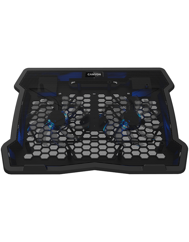   CANYON Cooling stand dual-fan with 2x2 0 USB hub, support up to 10”-15...  - 1