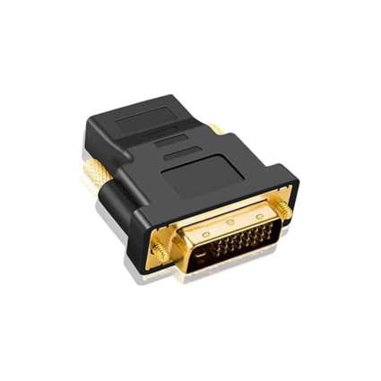 Adapter DVI-I (24+5) Dual Link (M) - HDMI (F) crni E-GREEN - 1