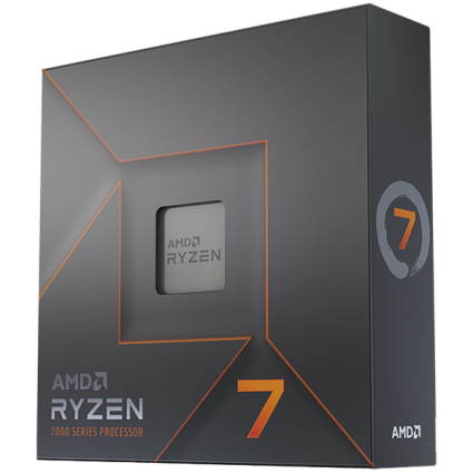  AMD CPU Desktop Ryzen 7 8C/16T 7700X  4 5/5 0GHz Boost,40MB,105W,AM5  box, with...  - 1
