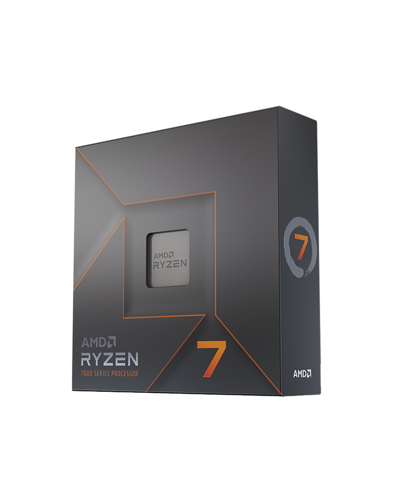  AMD CPU Desktop Ryzen 7 8C/16T 7700X  4 5/5 0GHz Boost,40MB,105W,AM5  box, with...  - 1