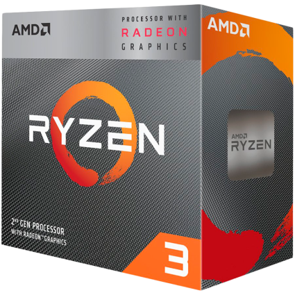  AMD CPU Desktop Ryzen 3 4C/4T 3200G  4 0GHz,6MB,65W,AM4  box, RX Vega 8...  - 1