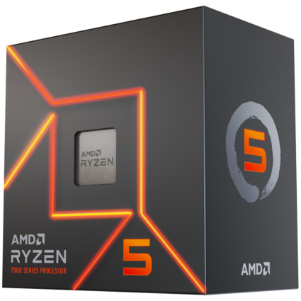  AMD CPU Desktop Ryzen 5 6C/12T 7600  5 2GHz Max, 38MB,65W,AM5  box, with Radeon...  - 1