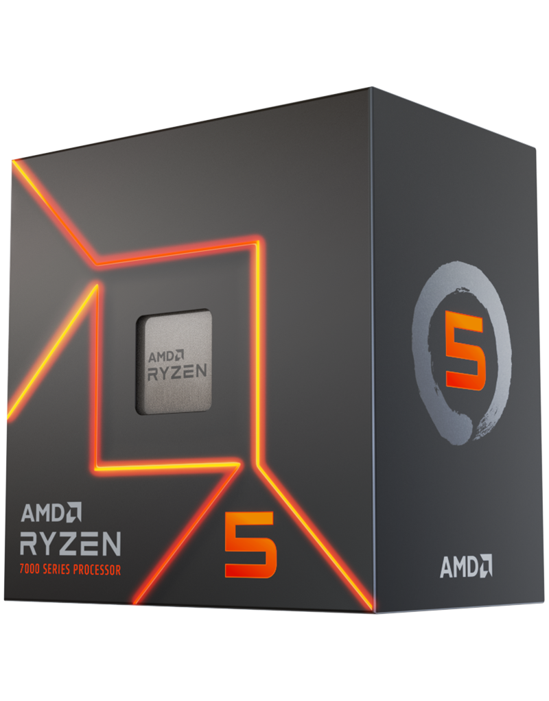  AMD CPU Desktop Ryzen 5 6C/12T 7600  5 2GHz Max, 38MB,65W,AM5  box, with Radeon...  - 1