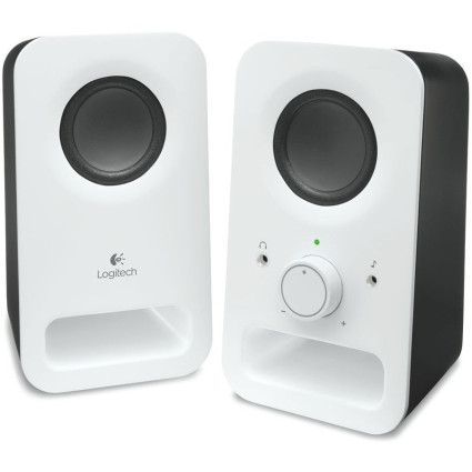 LOGITECH Z150 Stereo Speakers - SNOW WHITE - 3 5 MM  - 1