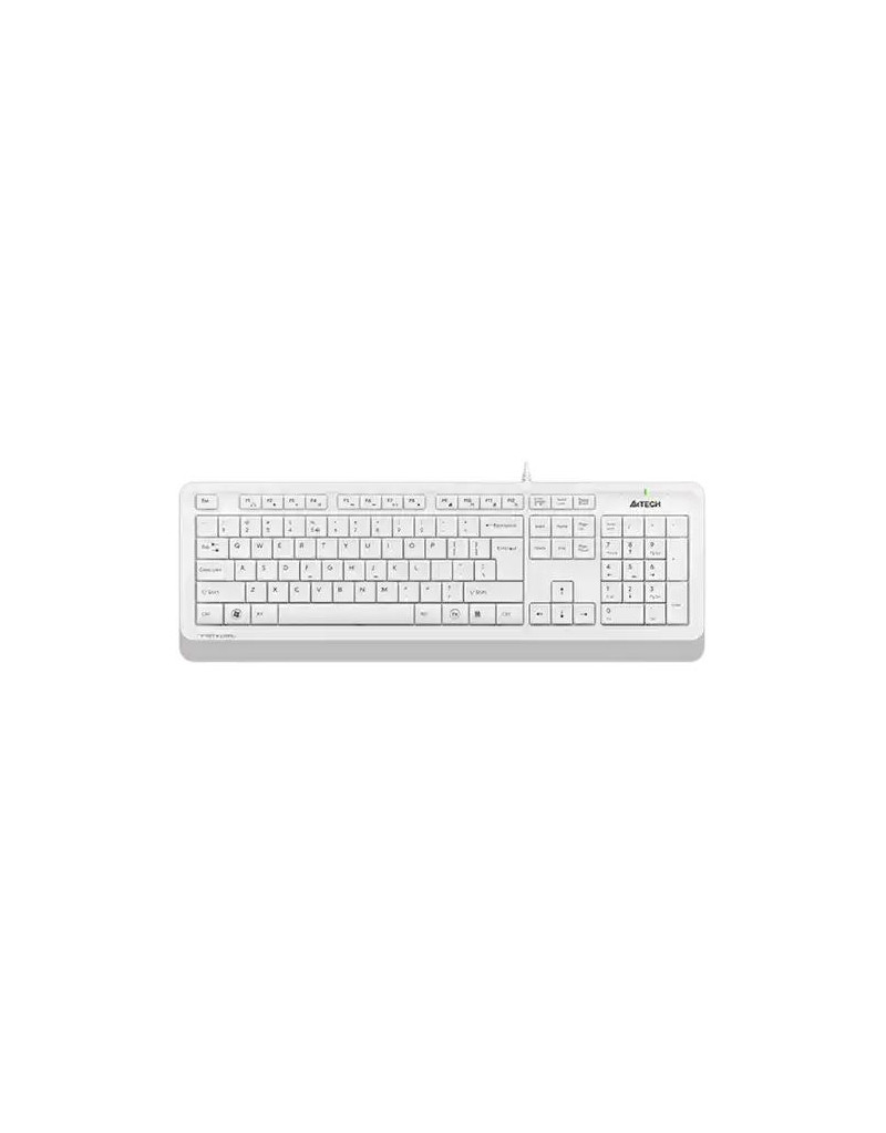 Tastatura A4 Tech FK10 Bela US  - 1