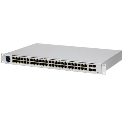 USW-48-PoE is 48-Port managed PoE switch with  48  Gigabit Ethernet ports including  32  802 3at PoE+ ports, and  4  SFP ports  