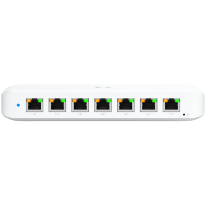  Ubiquiti USW-Ultra-60W Layer 2, 8-port GbE PoE switch: 7x GbE PoE+ output ports,...  - 1