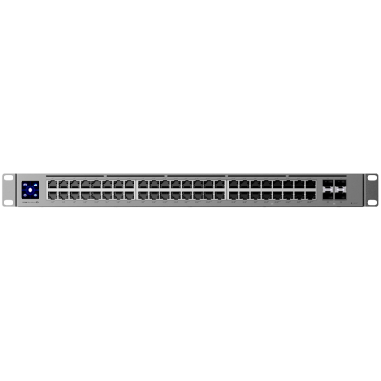  Ubiquiti 48-port, Layer 3 switch 2 5 GbE and PoE++ output, 16x 2 5 GbE ports...  - 1