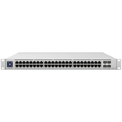  Ubiquiti Enterprise Layer 3, PoE switch with  48  2 5GbE, 802 3at PoE+ RJ45...  - 1