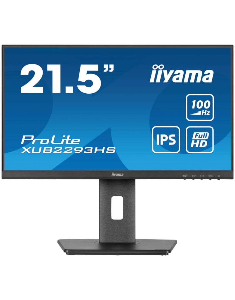 IIYAMA Monitor LED XUB2293HS-B6 21 5" IPS 1920 x 1080 100Hz 16:9 250 cd/m²... - 1 IIYAMA Monitor LED XUB2293HS-B6 21 5" IPS 1920 x 1080 100Hz 16:9 250 cd/m²... - 1