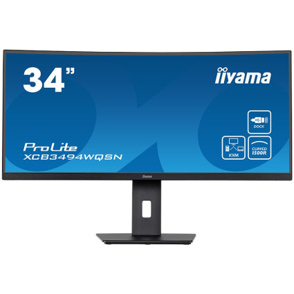  iiyama 34" ETE UW IPS-panel, 3440x1440 120Hz, 300cd/m², 0,4ms MPRT, Speakers,...  - 1