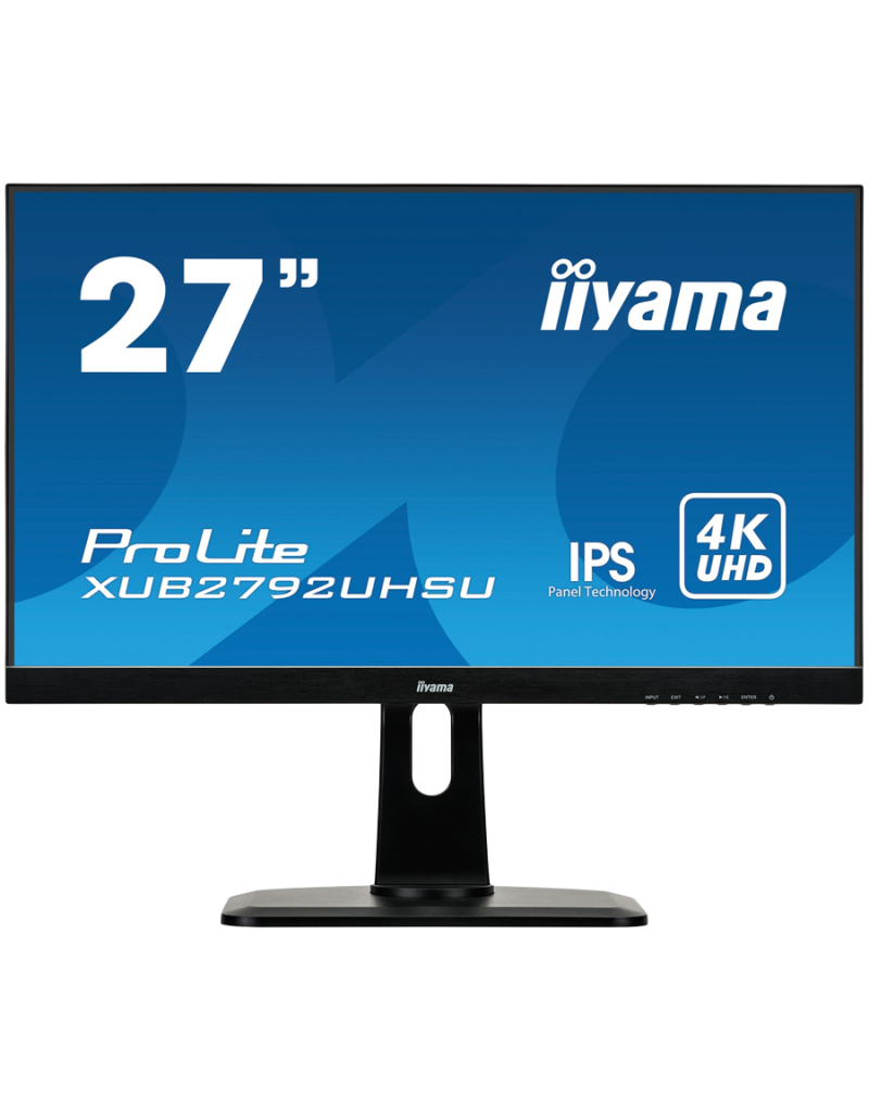 IIYAMA Monitor LED XUB2792UHSU-B6 27" IPS matte 3840 x 2160 60Hz 350 cd/m² 4ms... - 1 IIYAMA Monitor LED XUB2792UHSU-B6 27" IPS matte 3840 x 2160 60Hz 350 cd/m² 4ms... - 1