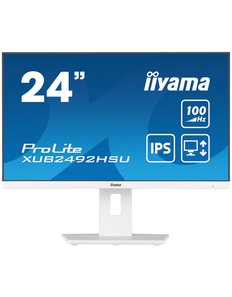 IIYAMA Monitor LED XUB2492HSU-W6 WHITE 23 8" IPS 1920 x 1080 100Hz 16:9 250... - 1 IIYAMA Monitor LED XUB2492HSU-W6 WHITE 23 8" IPS 1920 x 1080 100Hz 16:9 250... - 1