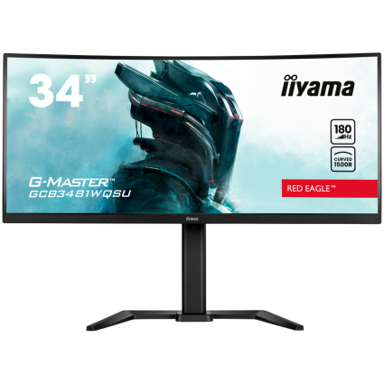  IIYAMA Monitor GCB3481WQSU-B1 Gaming 34" VA Curved 3440 x 1440  180Hz  21:9 420...  - 1