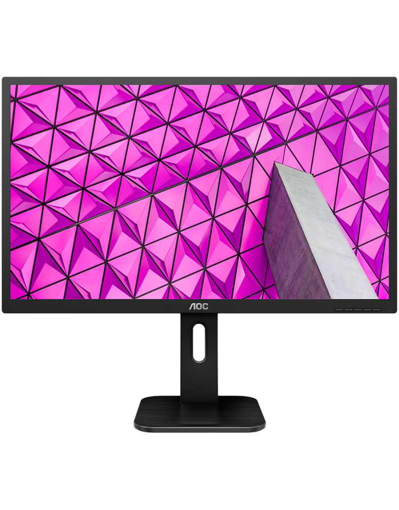 AOC Monitor LED 24P1 PRO  23 8“, 16:9, 1920x1080, IPS, 250 cd/m², 1000:1, 50M:1, 5 ms, 178/178°, VGA, DP, HDMI, DVI, 4 x USB 3 0