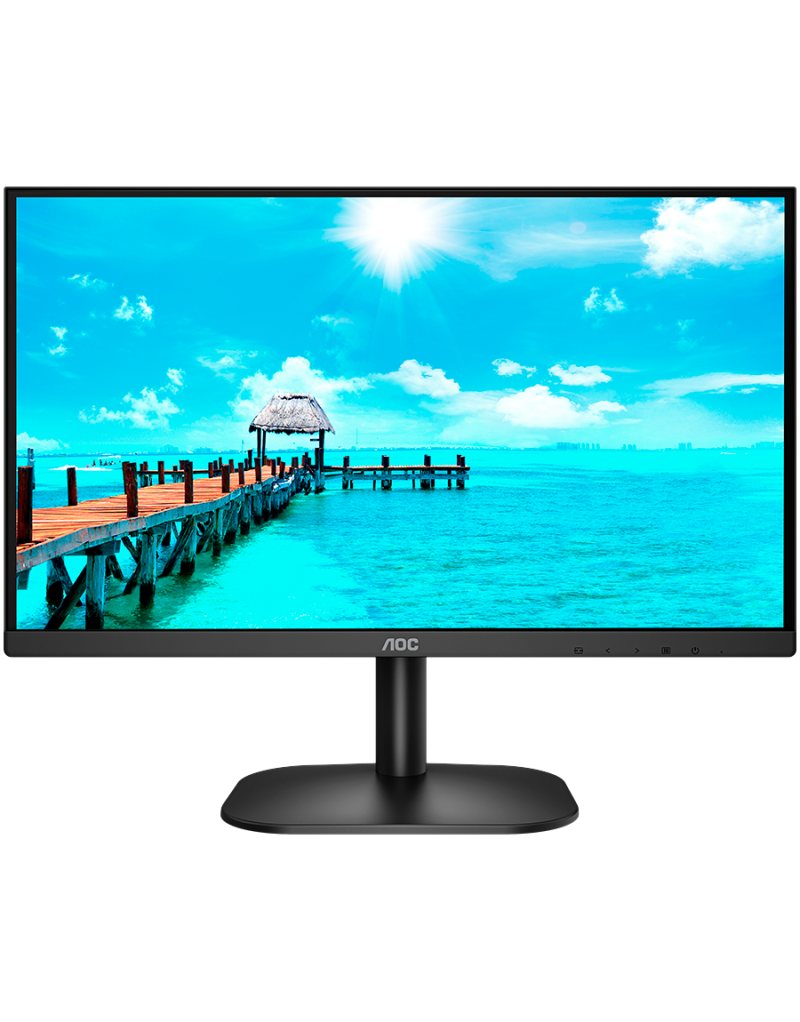 AOC Monitor LED 22B2H/EU, VA, 54 6 cm  21 5" , 1920 x 1080 pixels, HDMI, 3000:1, 75Hz, 8 Bit, sRGB 98 , Full HD, LED, 4 ms, Blac