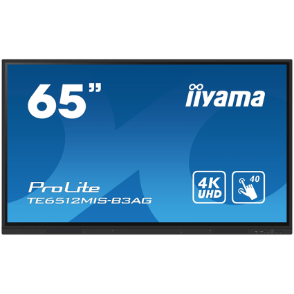  TE6512MIS-B3AG is an exceptional 4K UHD interactive display designed by iiyama...  - 1