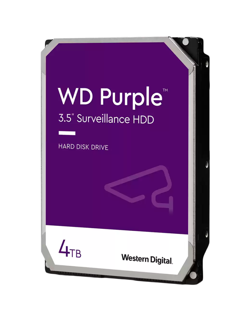 HDD Video Surveillance WD Purple 4TB CMR, 3 5'', 256MB, SATA 6Gbps, TBW: 180 - 1 HDD Video Surveillance WD Purple 4TB CMR, 3 5'', 256MB, SATA 6Gbps, TBW: 180 - 1