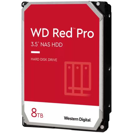 HDD NAS WD Red Pro  3 5'', 8TB, 512MB, 7200 RPM, SATA 6 Gb/s   - 1