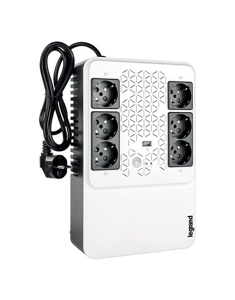UPS Legrand Keor Multiplug 600VA/360W, Single phase, Line Interactive Technology- VI, Simulated SineWave,Cold Start Function,USB UPS Legrand Keor Multiplug 600VA/360W, Single phase, Line Interactive Technology- VI, Simulated SineWave,Cold Start Function,USB