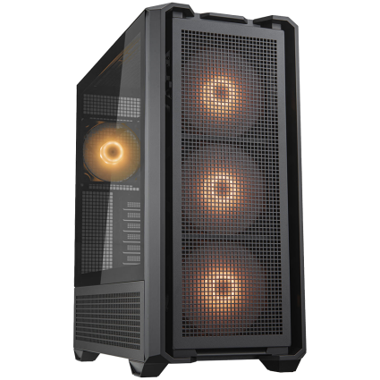 COUGAR MX600 PC Case, Mid Tower, Black  - 1
