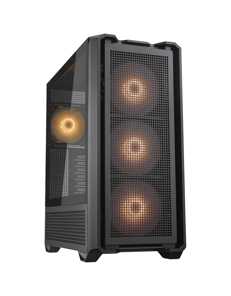 COUGAR MX600 PC Case, Mid Tower, Black  - 1