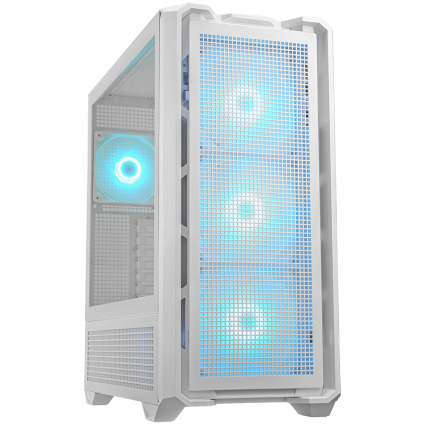 COUGAR MX600 PC Case, Mid Tower, White  - 1
