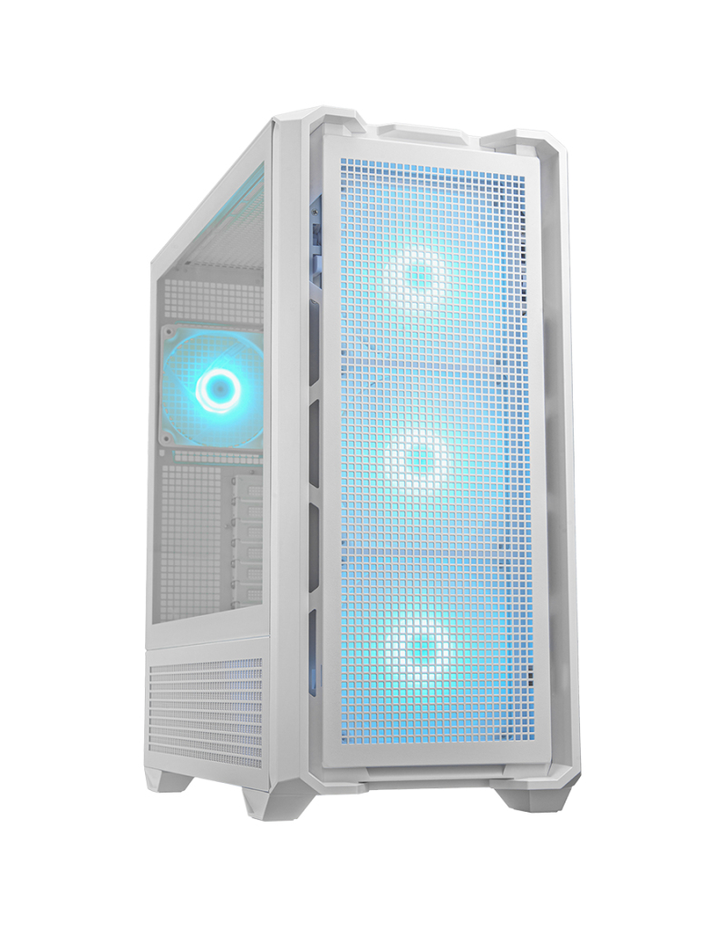 COUGAR MX600 PC Case, Mid Tower, White  - 1