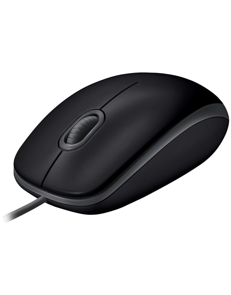 LOGITECH B110 Corded Mouse - SILENT - BLACK - USB - B2B - 1 LOGITECH B110 Corded Mouse - SILENT - BLACK - USB - B2B - 1