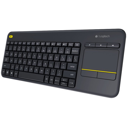    LOGITECH Wireless Touch Keyboard K400 Plus - INTNL - US International...  - 1