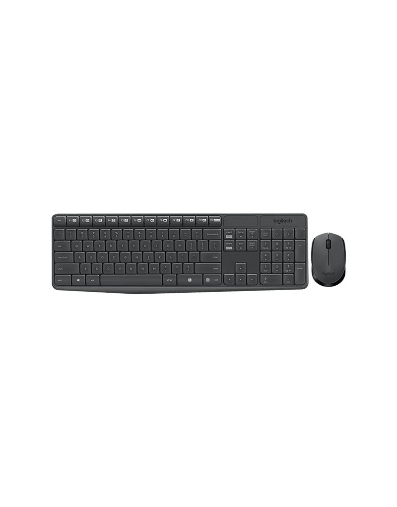 LOGITECH Wireless Combo MK235 - INTNL - US Intrernational layout - 1 LOGITECH Wireless Combo MK235 - INTNL - US Intrernational layout - 1