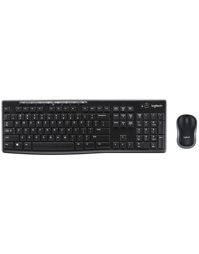 LOGITECH MK270 Wireless Combo - BLACK - US INT'L  - 1