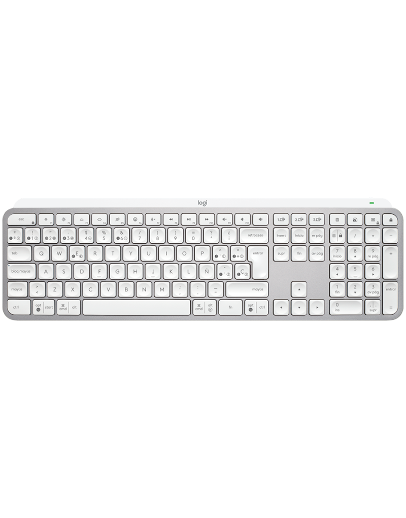 LOGITECH MX Keys S Bluetooth Illuminated Keyboard - PALE GREY - US INT'L - 1 LOGITECH MX Keys S Bluetooth Illuminated Keyboard - PALE GREY - US INT'L - 1