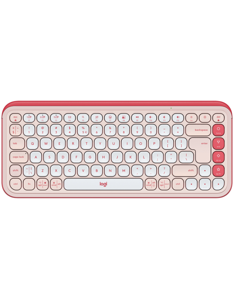 LOGITECH POP ICON KEYS - ROSE - US INT'L - BT - INTNL-973 - 1 LOGITECH POP ICON KEYS - ROSE - US INT'L - BT - INTNL-973 - 1